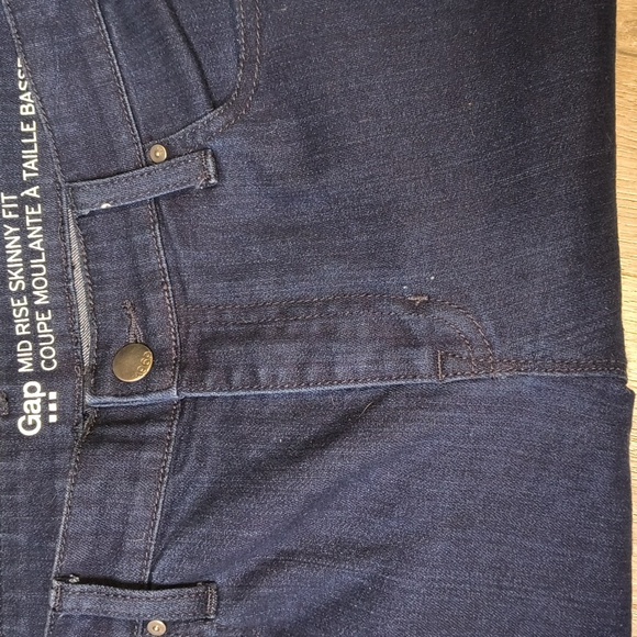 sac952 🧵GAP Mid Rise Skinny Fit Size 10 Woman's Jeans - Picture 3 of 7